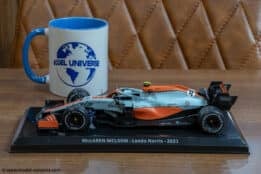premium collectibles mclaren mcl35m lando norris gulf livery 2021 diecast model 4