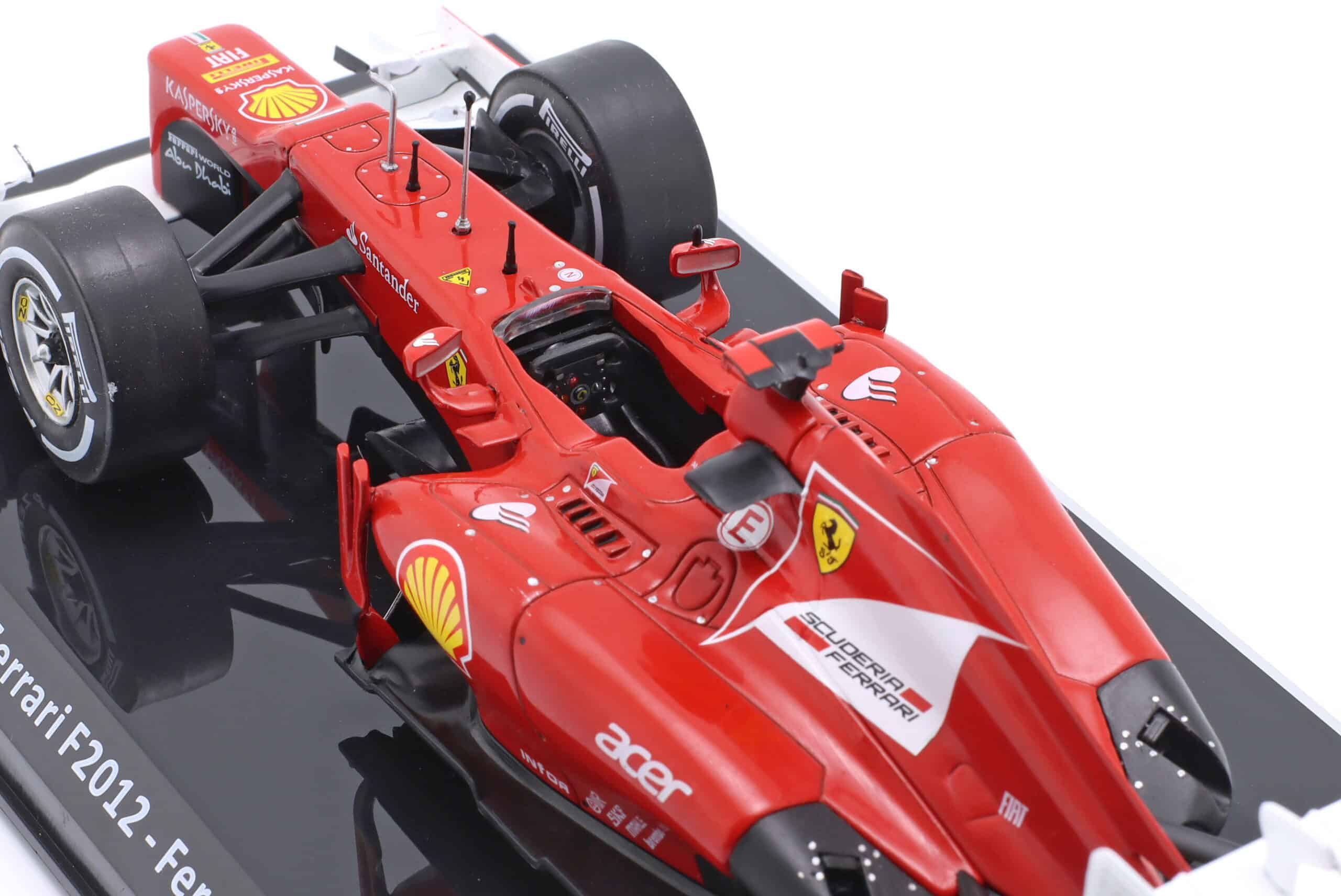 1:24 Ferrari F2012 No.5 Fernando Alonso 2012 F1 Season - Diecast Model 6 1:24 Ferrari F2012 No.5 Fernando Alonso 2012 F1 Season - Diecast Model