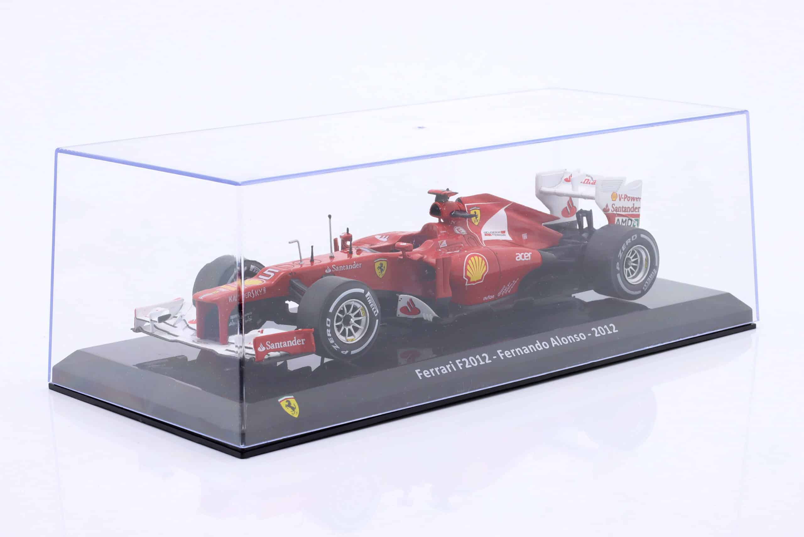 1:24 Ferrari F2012 No.5 Fernando Alonso 2012 F1 Season - Diecast