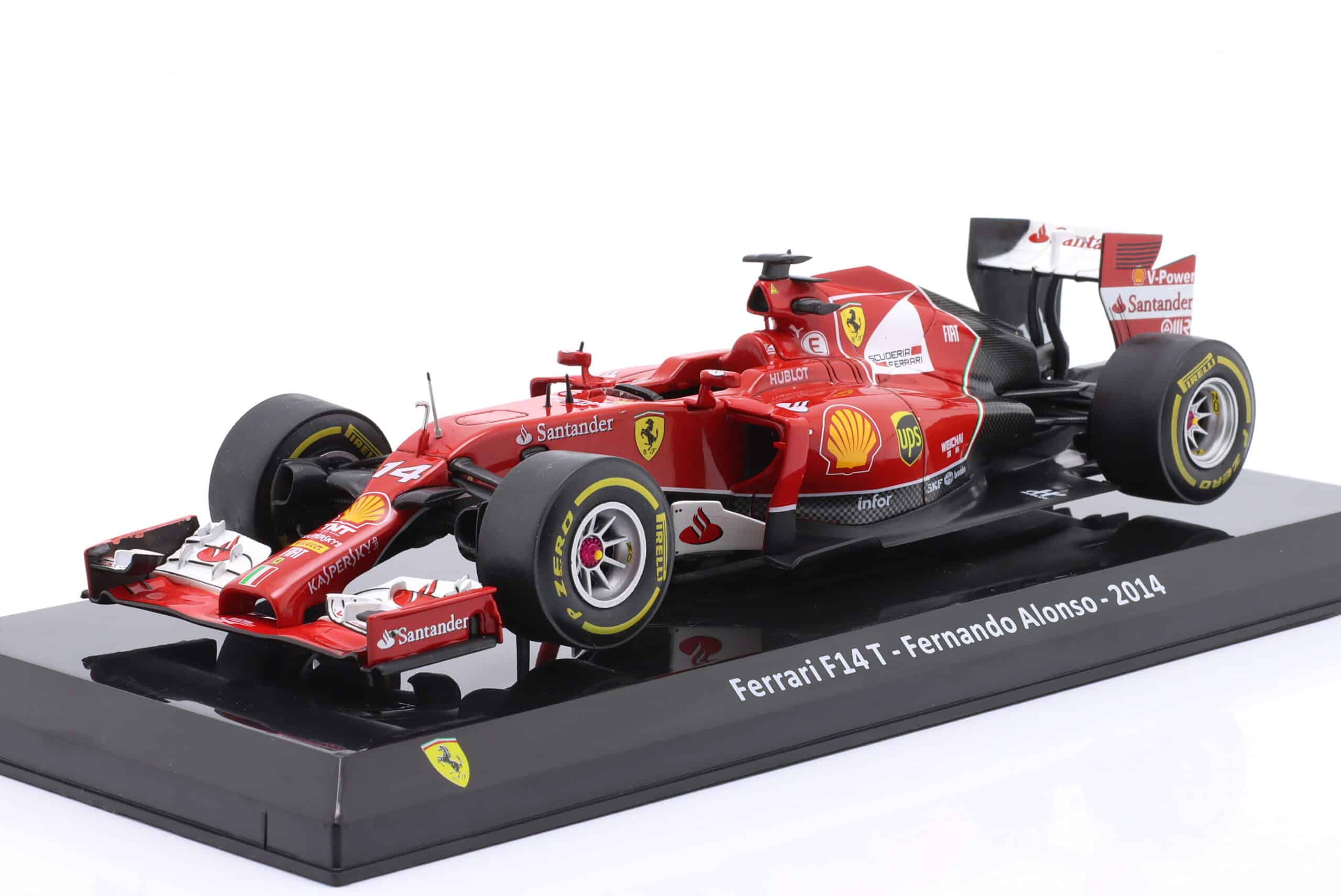 1:24 Ferrari F14T No.14 Fernando Alonso 2014 F1 Season - Diecast Model 1 1:24 Ferrari F14T No.14 Fernando Alonso 2014 F1 Season - Diecast Model