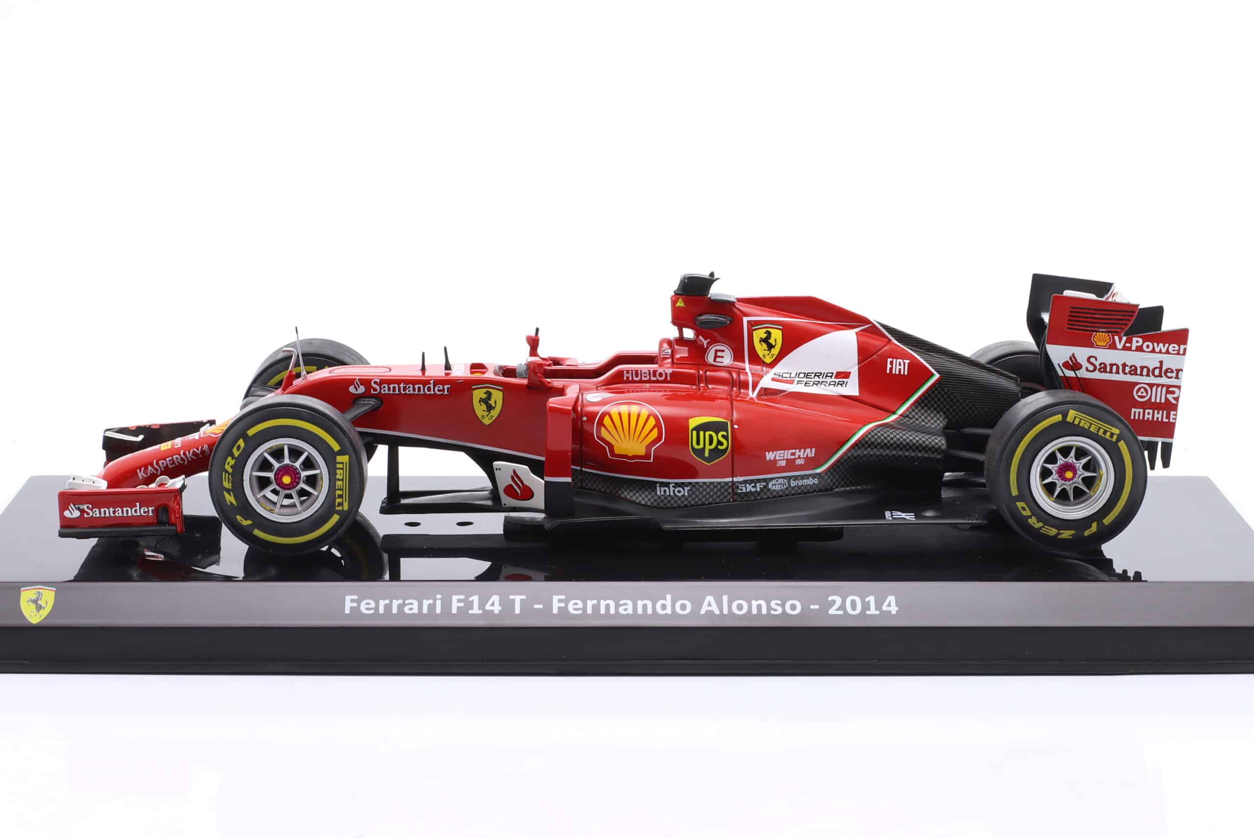 1:24 Ferrari F14T No.14 Fernando Alonso 2014 F1 Season - Diecast Model 4 1:24 Ferrari F14T No.14 Fernando Alonso 2014 F1 Season - Diecast Model