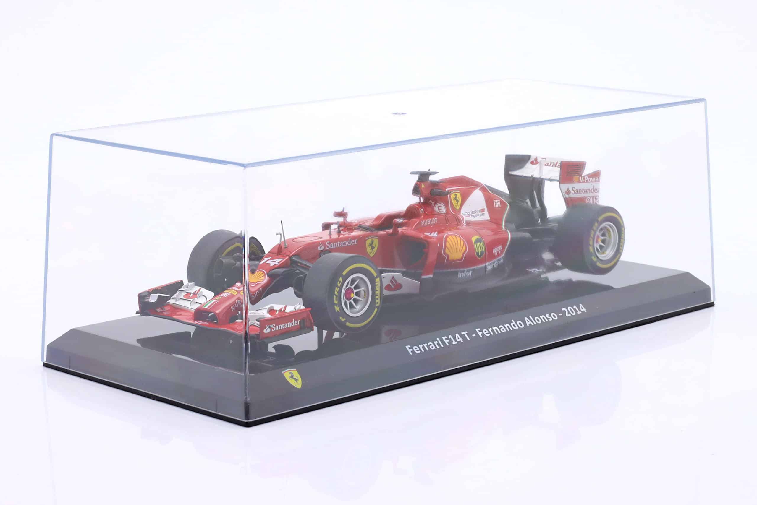 1:24 Ferrari F14T No.14 Fernando Alonso 2014 F1 Season - Diecast Model 6 1:24 Ferrari F14T No.14 Fernando Alonso 2014 F1 Season - Diecast Model