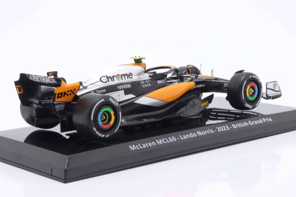 1:24 McLaren MCL60 No.4 Lando Norris 2nd British GP 2023 - Diecast Model