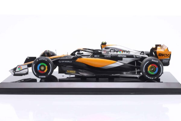 1:24 McLaren MCL60 No.4 Lando Norris 2nd British GP 2023 - Diecast Model 8 1:24 McLaren MCL60 No.4 Lando Norris 2nd British GP 2023 - Diecast Model