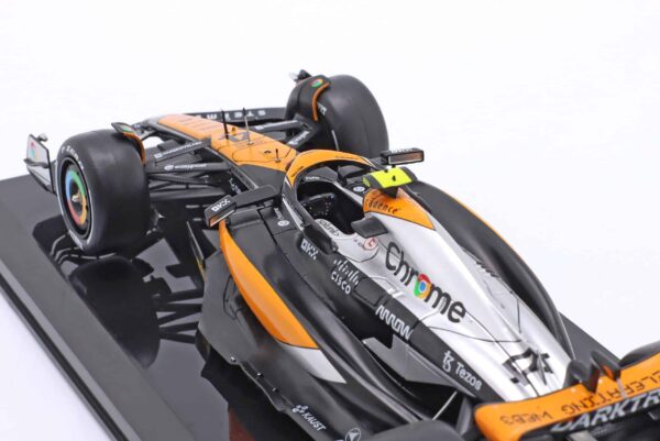1:24 McLaren MCL60 No.4 Lando Norris 2nd British GP 2023 - Diecast Model 10 1:24 McLaren MCL60 No.4 Lando Norris 2nd British GP 2023 - Diecast Model
