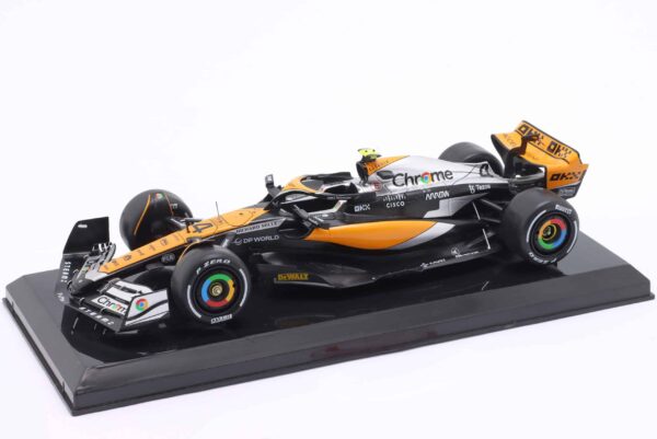 1:24 McLaren MCL60 No.4 Lando Norris 2nd British GP 2023 - Diecast Model 9 1:24 McLaren MCL60 No.4 Lando Norris 2nd British GP 2023 - Diecast Model
