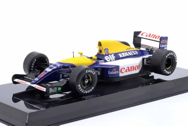 1:24 Williams FW14B No.5 Nigel Mansell 1992 F1 World Champion - Diecast Model