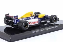 1:24 Williams FW14B No.5 Nigel Mansell 1992 F1 World Champion - Diecast Model