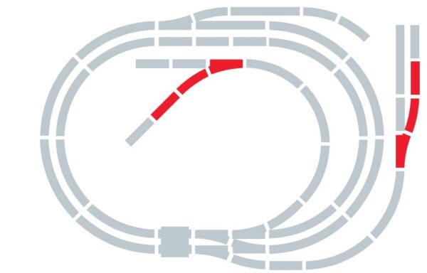 Hornby - Track Extension Pack F (R8226) OO Gauge