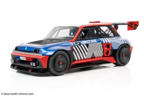 Otto Mobile - 1:18 Renault 5 Turbo 3E E-Tech Metal Blue 2023 - Limited Edition Resin Model
