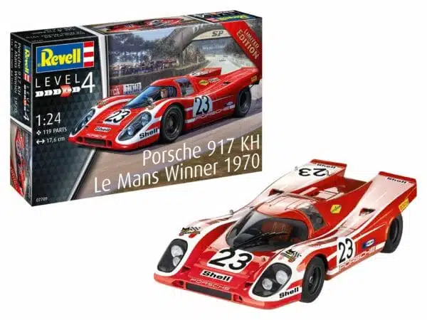 revell 07709 1 24 porsche 917k le mans winner 1970 model kit