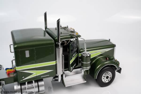 road kings kenworth green diecast model 07