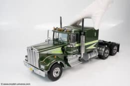 road kings kenworth green diecast model 14
