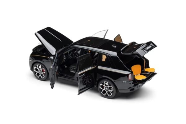 1:18 Rolls-Royce Cullinan Black with Gold Pinstripe (Purple Box) - Limited Edition Diecast Model