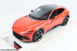 runner ferrari purosangue orange resin model 02