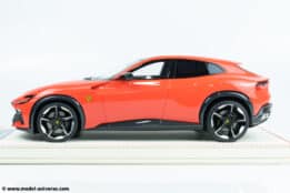 runner ferrari purosangue orange resin model 05