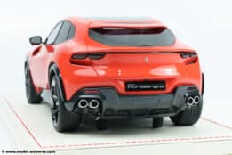 runner ferrari purosangue orange resin model 06
