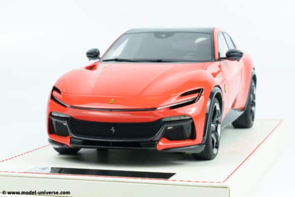 runner ferrari purosangue orange resin model 07