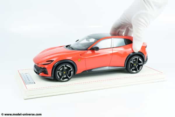 runner ferrari purosangue orange resin model 08