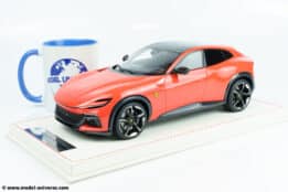 runner ferrari purosangue orange resin model 10
