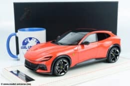 runner ferrari purosangue orange resin model 11