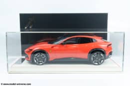runner ferrari purosangue orange resin model 12