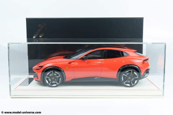 runner ferrari purosangue orange resin model 12