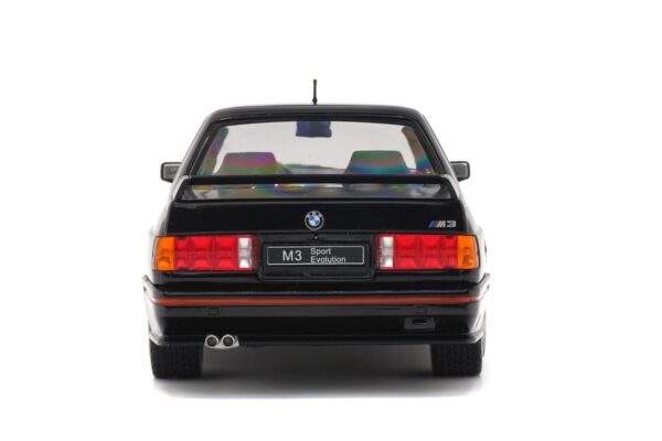 Solido S1801501 BMW E30 Sport Evo Black 1990 Diecast Model