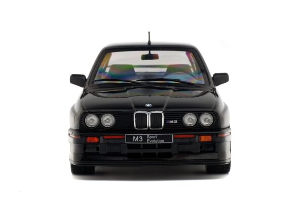 Solido S1801501 BMW E30 Sport Evo Black 1990 Diecast Model