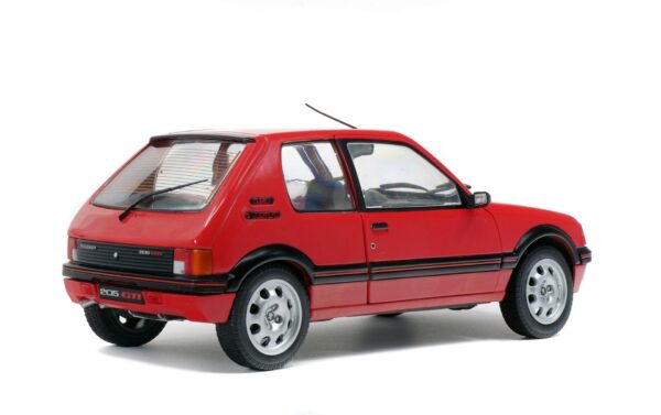Solido Peugeot 205 GTi mk1 red 1:18 scale diecast model car S1801702
