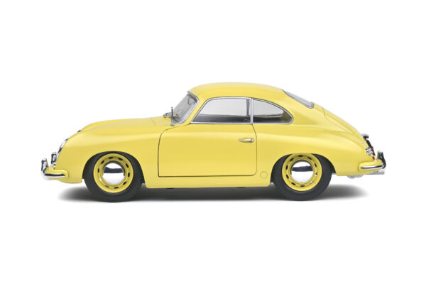 Solido Porsche 356 Pre-A yellow 1:18 scale diecast model car S1802805