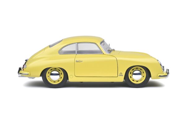 Solido Porsche 356 Pre-A yellow 1:18 scale diecast model car S1802805