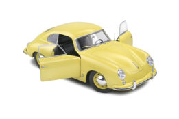 Solido Porsche 356 Pre-A yellow 1:18 scale diecast model car S1802805