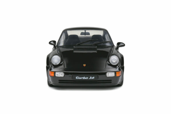 Solido 1803404 1:18 Porsche 911 964 Turbo 3.6 Black 1993 Diecast Models