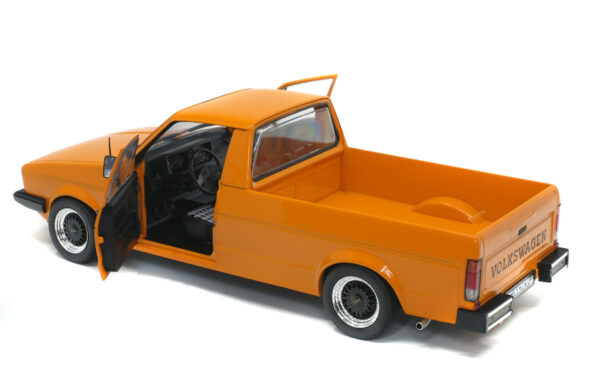 Solido Volkswagen caddy mk1 custom orange 1:18 scale diecast model car S1803502