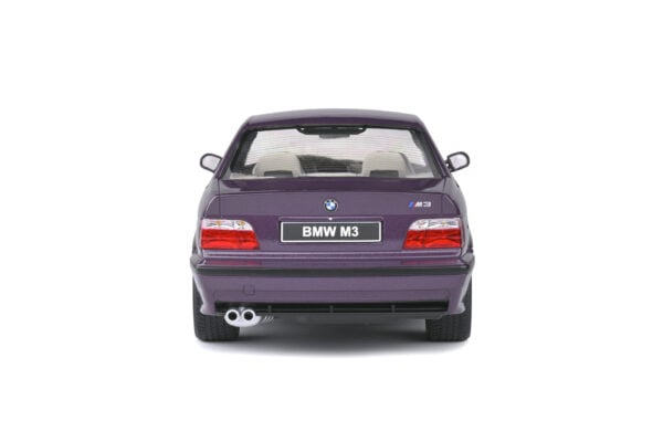 Solido S1803905 BMW E36 M3 coupe purple 1:18 scale diecast model