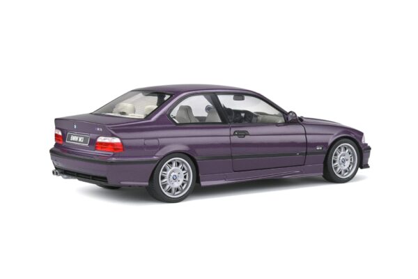Solido S1803905 BMW E36 M3 coupe purple 1:18 scale diecast model