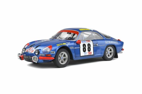 Solido 1/18 Alpine A110 1600S Portugal Rally 1971 Modello in Diecast