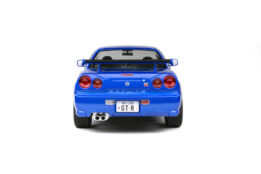 Solido 1/18 Nissan GTR R34 Blue Diecast Model Car S1804301