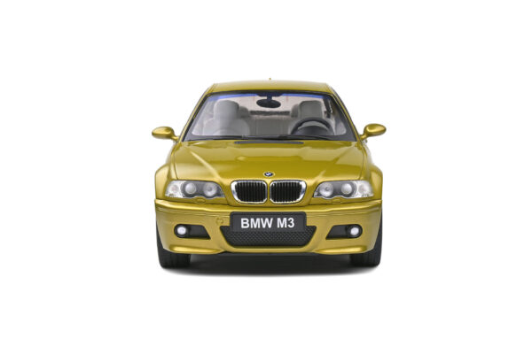 Solido BMW E46 M3 coupe yellow 1:18 scale diecast model car S1806501