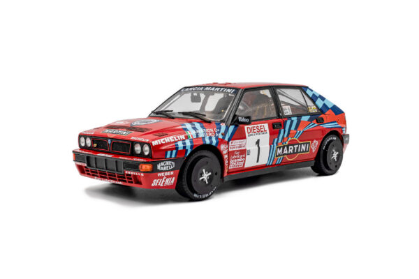 Solido 1:18 Lancia Delta HF Integrale Rally San Remo #1 M. Biasion / T. Siviero 1989 (S1807808) Diecast Model