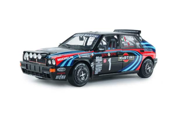 Solido 1:18 Lancia Delta HF Integrale Tribute No.1 Miki Biasion Rallye Monte Carlo 1990 (S1807809) Diecast Model