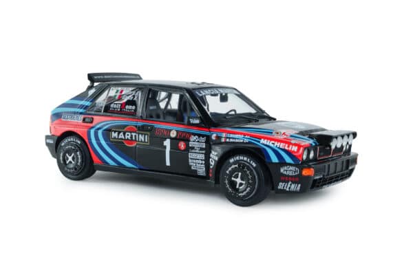 Solido 1:18 Lancia Delta HF Integrale Tribute No.1 Miki Biasion Rallye Monte Carlo 1990 (S1807809) Diecast Model 15 Solido 1:18 Lancia Delta HF Integrale Tribute No.1 Miki Biasion Rallye Monte Carlo 1990 (S1807809) Diecast Model
