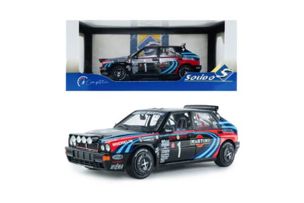 Solido 1:18 Lancia Delta HF Integrale Tribute No.1 Miki Biasion Rallye Monte Carlo 1990 (S1807809) Diecast Model 21 Solido 1:18 Lancia Delta HF Integrale Tribute No.1 Miki Biasion Rallye Monte Carlo 1990 (S1807809) Diecast Model