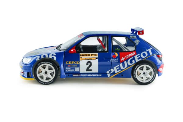 Solido 1:18 Peugeot 306 Maxi No.2 J.Azcona, J.Billmaier 1997 Rallye De Aviles (S1808309) Diecast Model 17 Solido 1:18 Peugeot 306 Maxi No.2 J.Azcona, J.Billmaier 1997 Rallye De Aviles (S1808309) Diecast Model