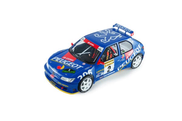 Solido 1:18 Peugeot 306 Maxi No.2 J.Azcona, J.Billmaier 1997 Rallye De Aviles (S1808309) Diecast Model 18 Solido 1:18 Peugeot 306 Maxi No.2 J.Azcona, J.Billmaier 1997 Rallye De Aviles (S1808309) Diecast Model