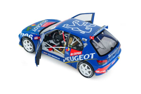 Solido 1:18 Peugeot 306 Maxi No.2 J.Azcona, J.Billmaier 1997 Rallye De Aviles (S1808309) Diecast Model 14 Solido 1:18 Peugeot 306 Maxi No.2 J.Azcona, J.Billmaier 1997 Rallye De Aviles (S1808309) Diecast Model