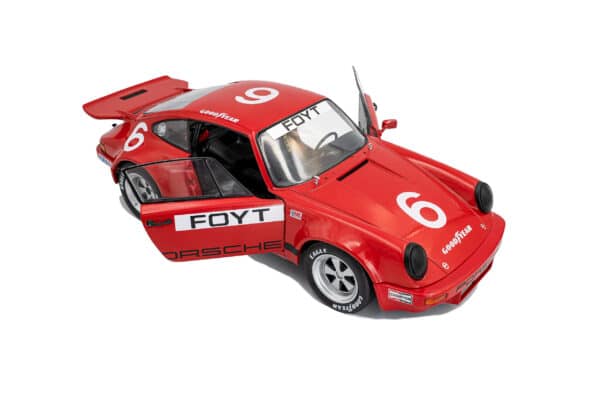 Solido 1:18 Porsche 911 IROC Daytona 1974 #6 Foyt (S1810704) Diecast Model 9 Solido 1:18 Porsche 911 IROC Daytona 1974 #6 Foyt (S1810704) Diecast Model