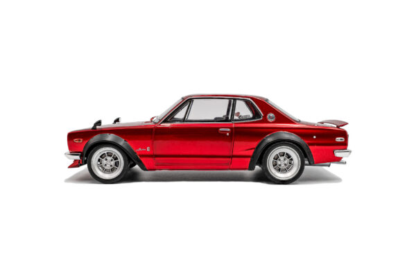 Solido 1:18 Nissan Skyline (C10) Hakosuka Solido Works Red Metallic 1970 (S1813002) Diecast Model 9 Solido 1:18 Nissan Skyline (C10) Hakosuka Solido Works Red Metallic 1970 (S1813002) Diecast Model