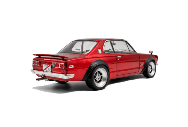 Solido 1:18 Nissan Skyline (C10) Hakosuka Solido Works Red Metallic 1970 (S1813002) Diecast Model 7 Solido 1:18 Nissan Skyline (C10) Hakosuka Solido Works Red Metallic 1970 (S1813002) Diecast Model